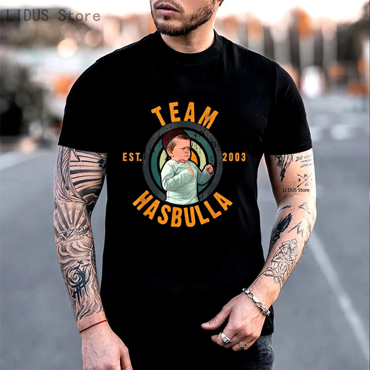 Team Hasbulla Smile Hasbulla Fighting Meme T shirt Harajuku Short Sleeve T-shirt Graphics Tshirt Brands Tee Top
Team Hasbulla Smile Hasbulla Fighting Meme T shirt Harajuku Short Sleeve T-shirt Graphics Tshirt Brands Tee Top