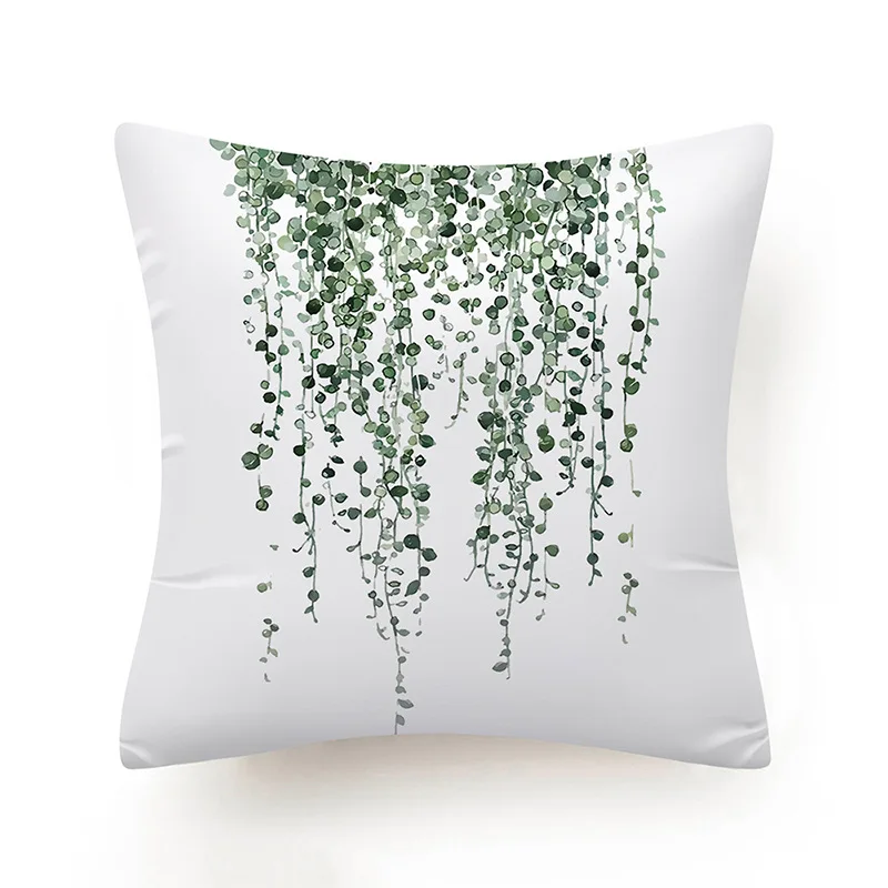 Hand painted watercolor green plant pillowcase
Hand painted watercolor green plant pillowcase