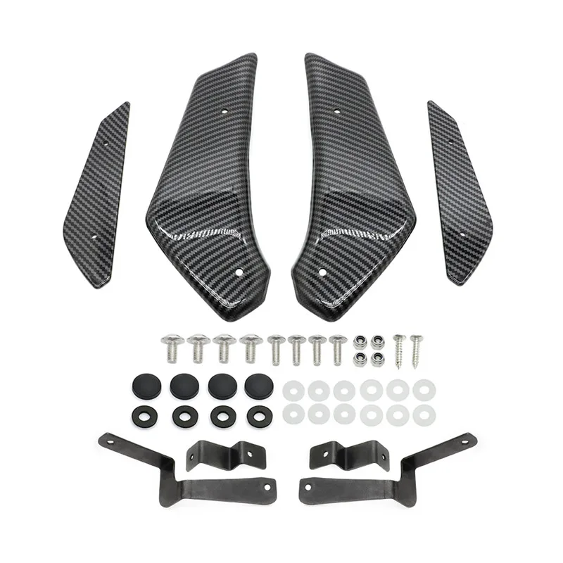 Carbon black Downforce Side Spoilers Wings for Kawasaki ZX-10R 2011 2012 2013 2014 2015 2016 2017 2018 2019 2020 ZX10R ZX 10R 
Carbon black Downforce Side Spoilers Wings for Kawasaki ZX-10R 2011 2012 2013 2014 2015 2016 2017 2018 2019 2020 ZX10R ZX 10R