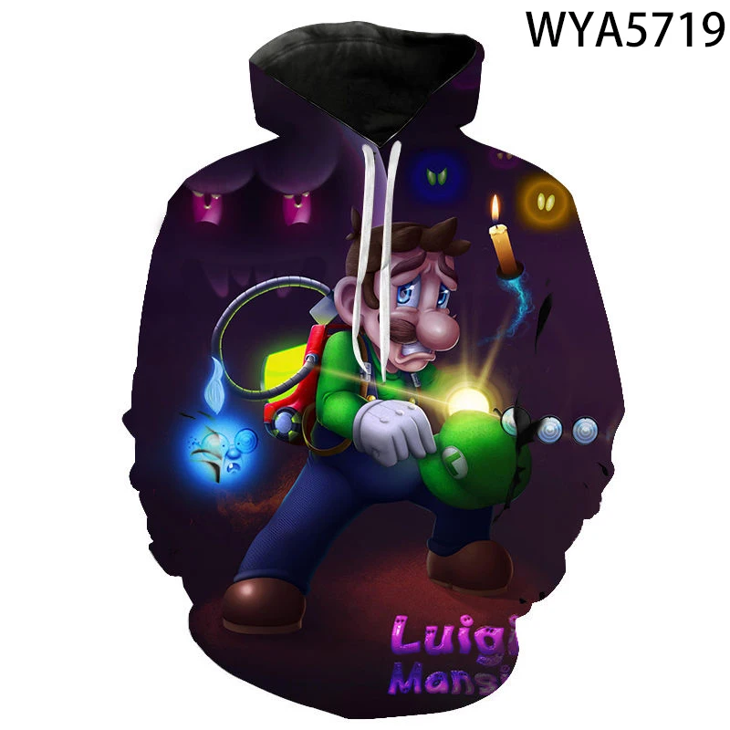 2021 New Men Women Children Cool Luigis Mansion Sweatshirts Hoodies 3D Printed Streetwear Boy Girl Kids Pullover Fashion Jacket
2021 New Men Women Children Cool Luigis Mansion Sweatshirts Hoodies 3D Printed Streetwear Boy Girl Kids Pullover Fashion Jacket