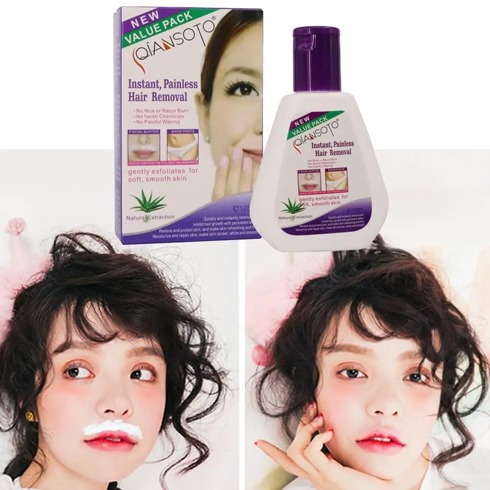 Natural Aloe Beard Painless Hair Removal Cream Removes Leg Hair Armpit Gentle Stimulating Body Removal Not Cream Q2R9
Natural Aloe Beard Painless Hair Removal Cream Removes Leg Hair Armpit Gentle Stimulating Body Removal Not Cream Q2R9