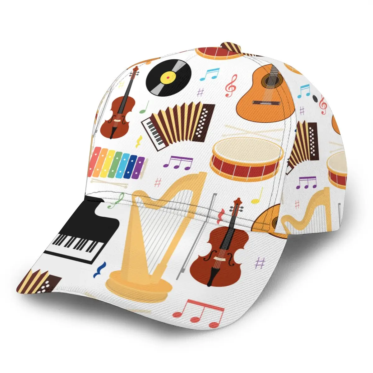 Musical Instruments Cartoon Baseball Cap Fashion Men Hat Cap Summer Dad Hat Male Sports Hat
Musical Instruments Cartoon Baseball Cap Fashion Men Hat Cap Summer Dad Hat Male Sports Hat