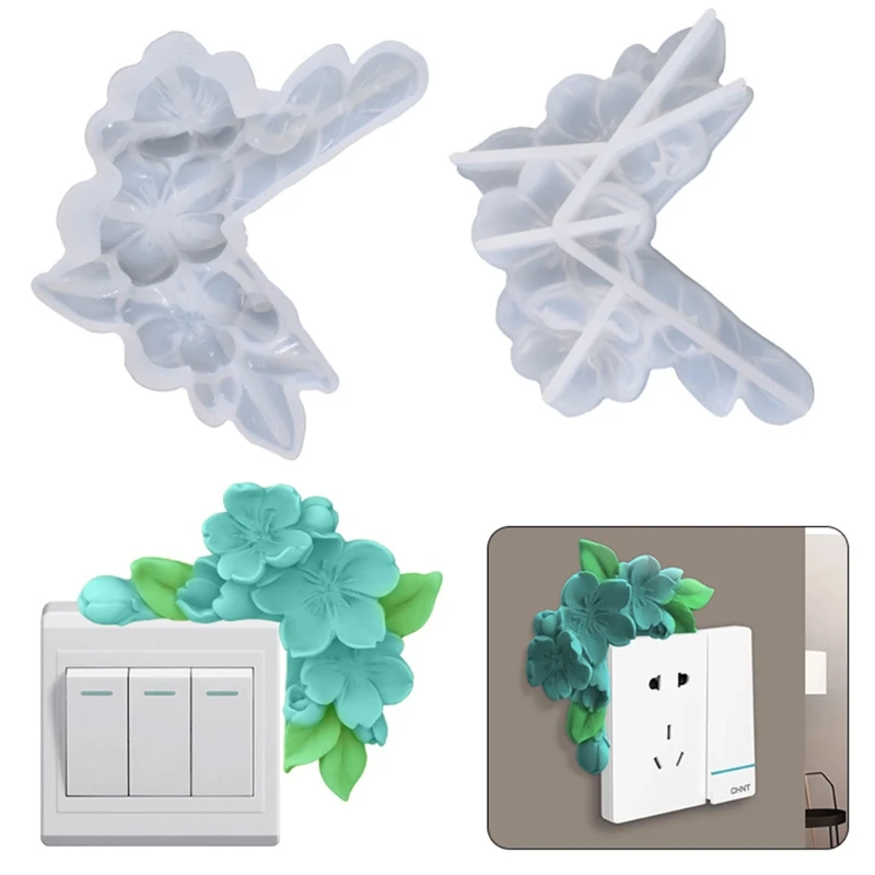 Epoxy Resin Mold Flower Switch Panel Decoration Crystal Mold Silicone Mould DIY Crafts Home Ornaments Casting Tools
Epoxy Resin Mold Flower Switch Panel Decoration Crystal Mold Silicone Mould DIY Crafts Home Ornaments Casting Tools