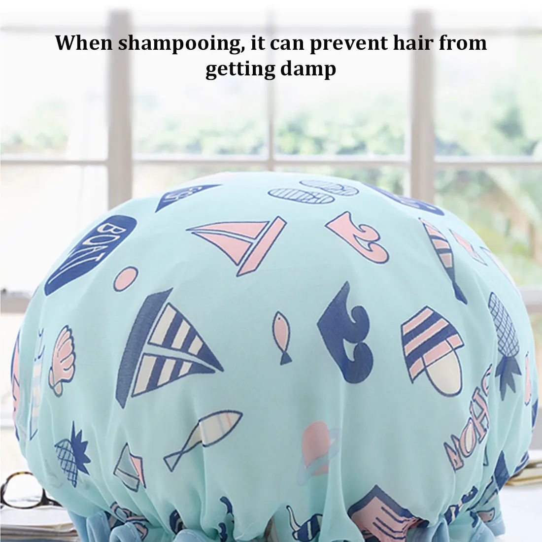 Waterproof Bath Hat Double Layer Shower Hair Cover Women Supplies Shower Cap Bathroom Accessories
Waterproof Bath Hat Double Layer Shower Hair Cover Women Supplies Shower Cap Bathroom Accessories