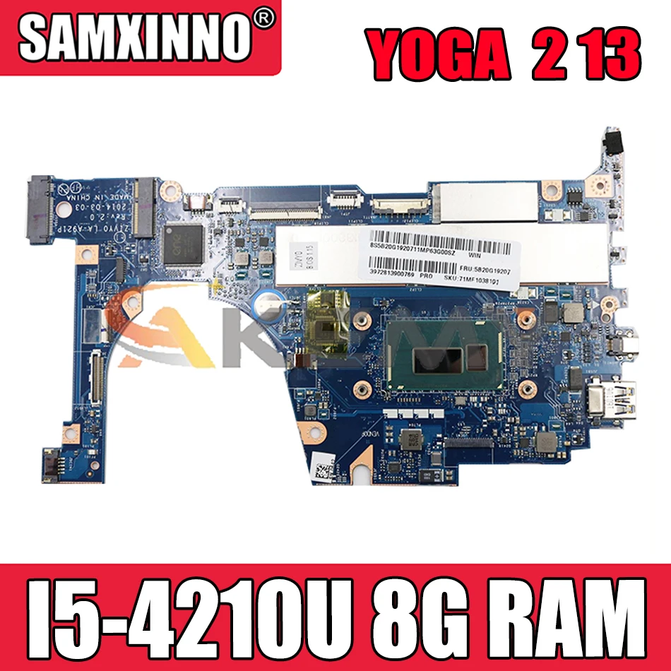 Akemy прозрачная защита для экрана Lenovo YOGA 2 13 Материнская плата ноутбука ZIVY0 LA-A921P