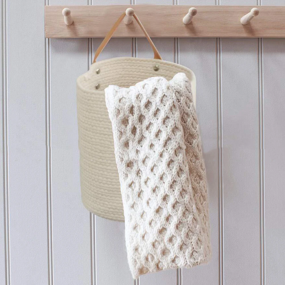 Desktop Storage Basket Lined Cotton Home Decor Hanging Storage Box Flower Pot With Handle Small Sack Sundries Organizer Bag
Desktop Storage Basket Lined Cotton Home Decor Hanging Storage Box Flower Pot With Handle Small Sack Sundries Organizer Bag