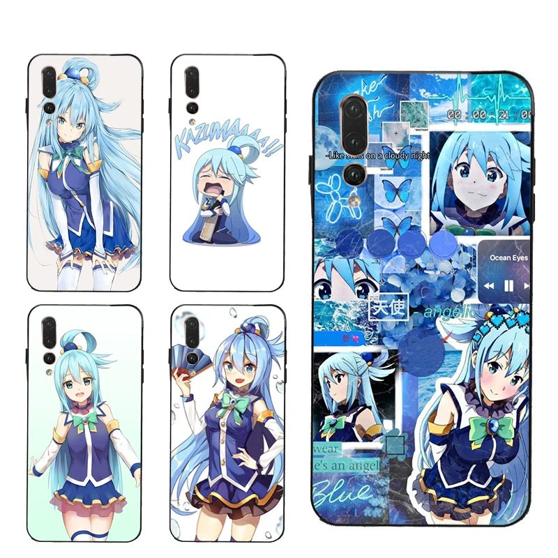 Чехол Aqua Konosuba для Huawei P30 Pro P20 P40 Mate 20 Lite P Smart 2019 Nova 5T Honor 50 8X 9X 10i чехол | Мобильные