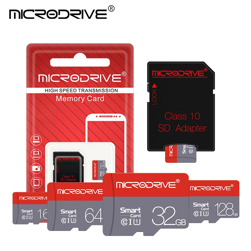 

Класс 10 Micro sd-карта 32 Гб 64 Гб 128 ГБ флэш-накопитель карта памяти 16GB TF/sd-карта s SDHC/SDXC cartao de memoria мини флэш-диск