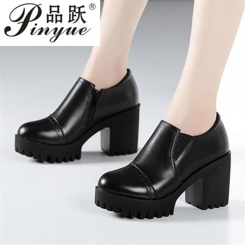 Fall Winter Deep Mouth Platform Shoes 2021 Block High Heels Shoes Women Elegant Office Work Shoe Big Size 32-43 
Fall Winter Deep Mouth Platform Shoes 2021 Block High Heels Shoes Women Elegant Office Work Shoe Big Size 32-43
