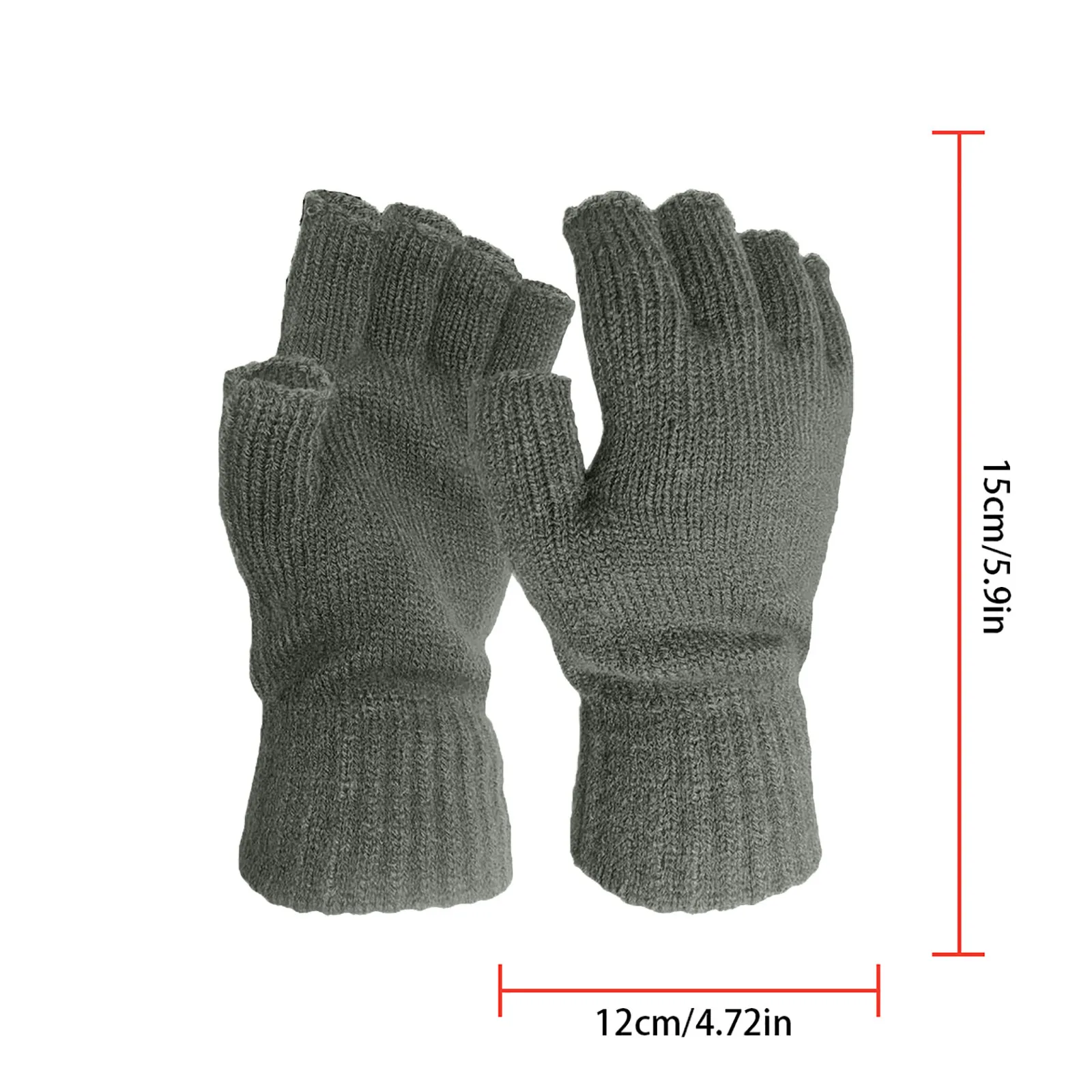 Men's Women's Winter Gloves Solid Color Knitted Half-finger Warm Glove Thick Warm Unisex Adult Mittens Solid Multi-Color Mittens 
Men's Women's Winter Gloves Solid Color Knitted Half-finger Warm Glove Thick Warm Unisex Adult Mittens Solid Multi-Color Mittens