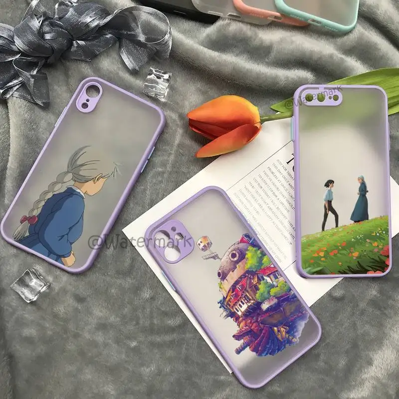 Howl's Moving Castle Miyazaki Hayao Phone Case For IPhone 7 8 Plus Xr X Xs 11 12 Pro Max Purple Matte Translucent Cover
Howl's Moving Castle Miyazaki Hayao Phone Case For IPhone 7 8 Plus Xr X Xs 11 12 Pro Max Purple Matte Translucent Cover