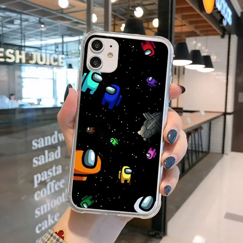 hot game among us Phone Case Transparent for iPhone 11 12 mini pro XS MAX 8 7 6 6S Plus X 5S SE 2020 XR 
hot game among us Phone Case Transparent for iPhone 11 12 mini pro XS MAX 8 7 6 6S Plus X 5S SE 2020 XR