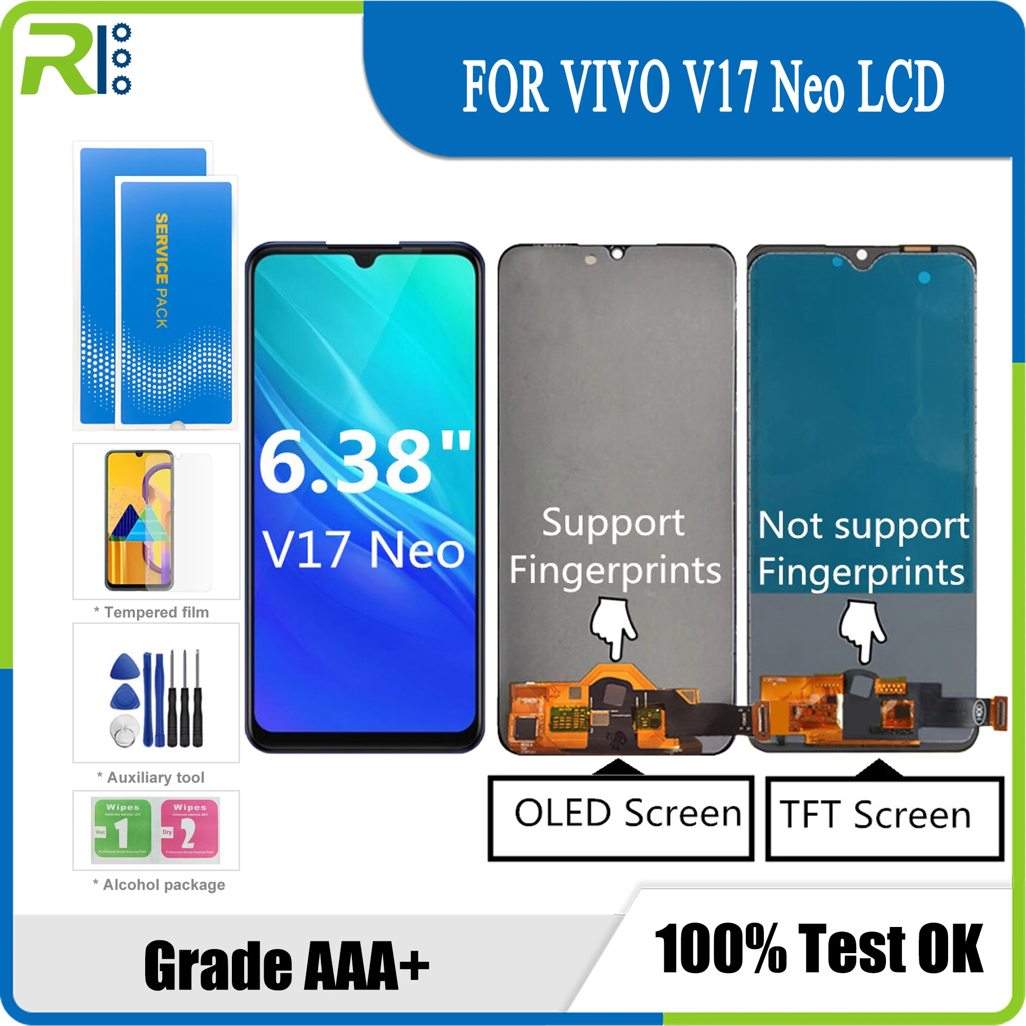 Оригинальный AMOLED / TFT черный 6,38 "для Vivo V17 Neo Европа/vivo V17 версия для России дисплей с сенсорным ЖК-экраном дигитайзер монтаж
Оригинальный AMOLED / TFT черный 6,38 "для Vivo V17 Neo Европа/vivo V17 версия для России дисплей с сенсорным ЖК-экраном дигитайзер монтаж