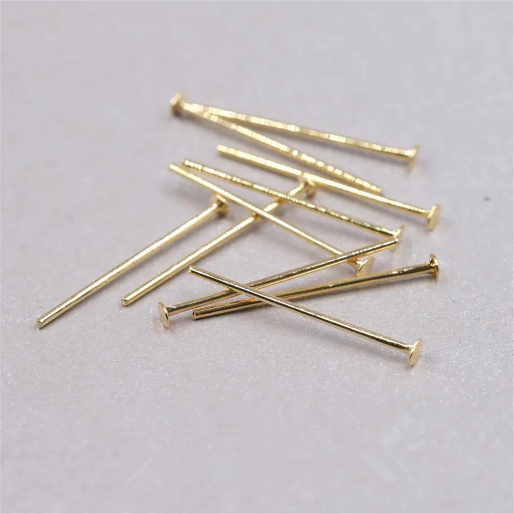 High color retention copper plating real gold T-shaped needle flat bottom needle DIY manual accessories
High color retention copper plating real gold T-shaped needle flat bottom needle DIY manual accessories
