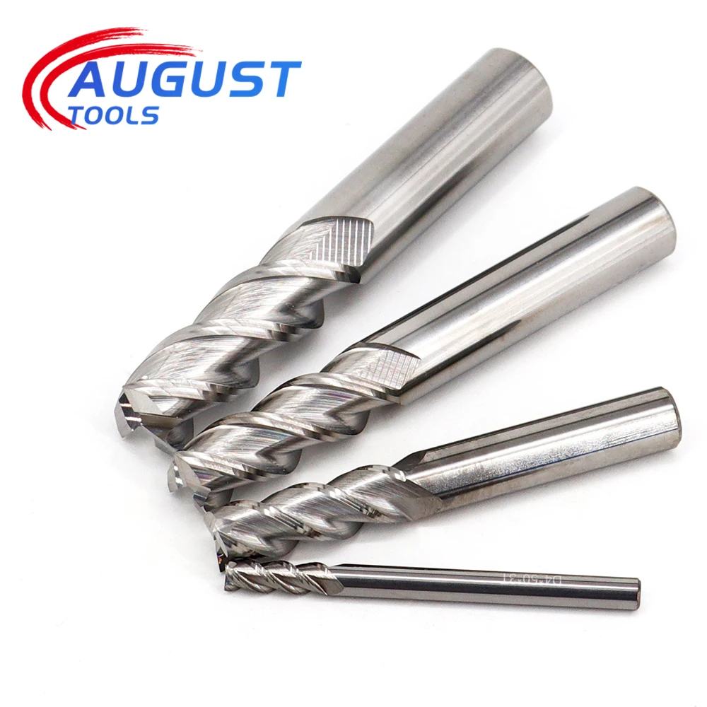 Augusttool 3 Flute Carbide Milling Cutter HRC50 Tungsten End Mill CNC Machine Miilling Tool For Aluminum Wood Copper Router Bits
Augusttool 3 Flute Carbide Milling Cutter HRC50 Tungsten End Mill CNC Machine Miilling Tool For Aluminum Wood Copper Router Bits