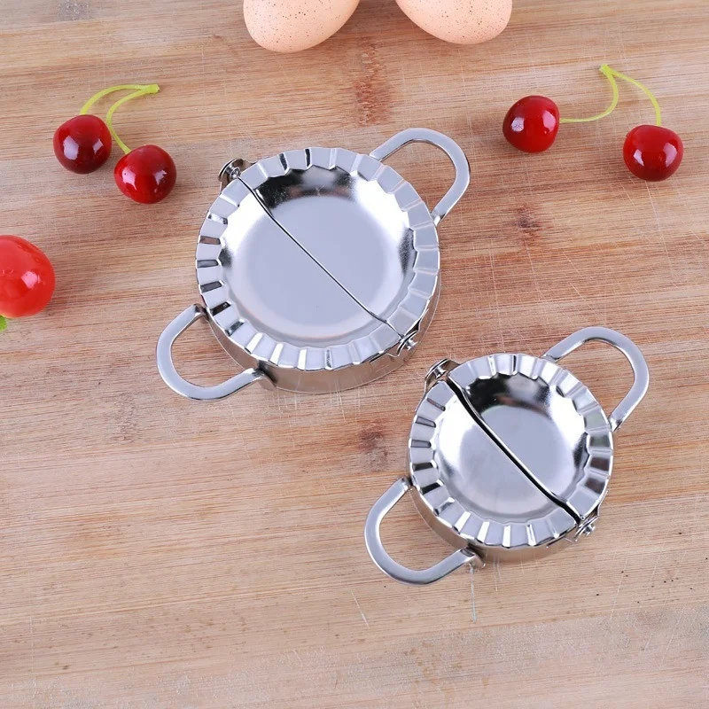 S/L Dumpling Mold Stainless Steel Dumpling Maker Device Dumpling Wrapper Cutter Making Machine DIY Cooking Tools Jiaozi Maker
S/L Dumpling Mold Stainless Steel Dumpling Maker Device Dumpling Wrapper Cutter Making Machine DIY Cooking Tools Jiaozi Maker