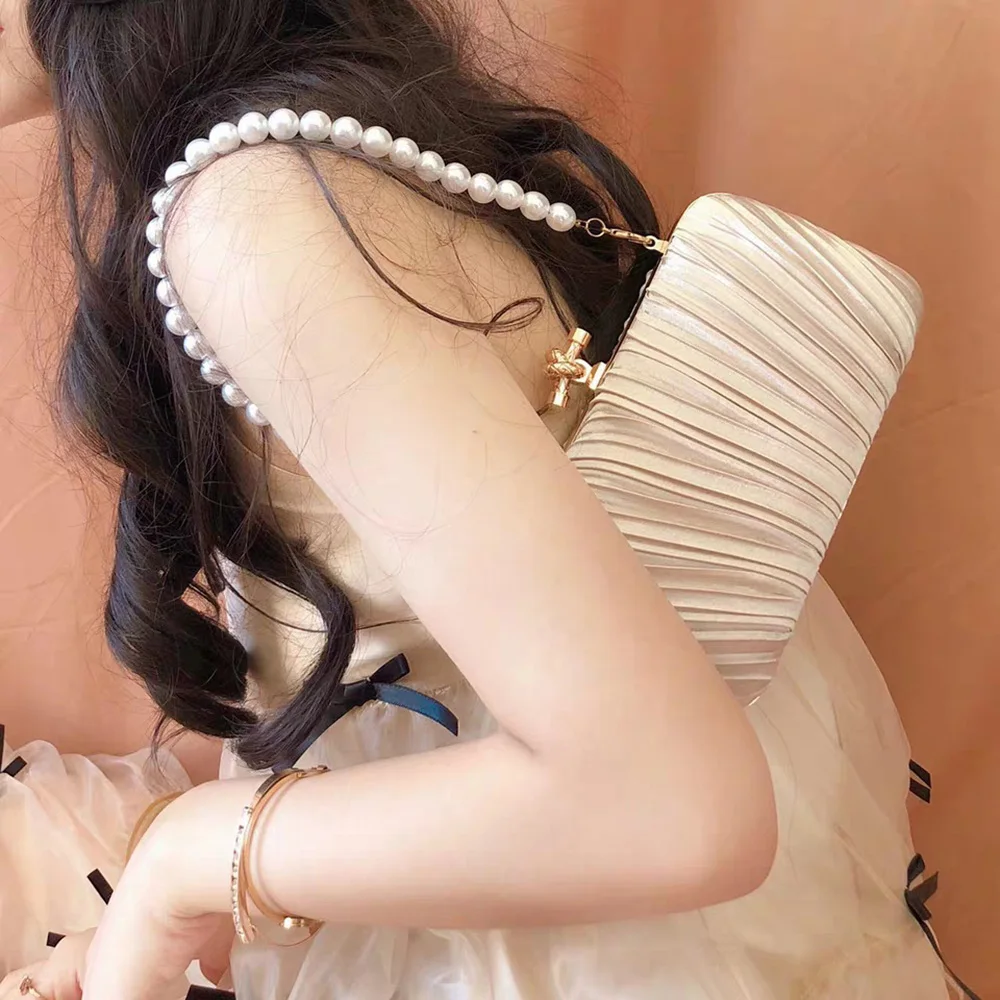New Pearl Strap For Bags Handbag Accessories Purse Belt Handles Cute Bead Bag Chain Tote
New Pearl Strap For Bags Handbag Accessories Purse Belt Handles Cute Bead Bag Chain Tote