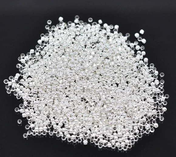 DoreenBeads 250 PCs Alloy Crimp Beads Round Silver Plated Beads for DIY Jewelry Making Hole: 1mm, 2mm Dia.,
DoreenBeads 250 PCs Alloy Crimp Beads Round Silver Plated Beads for DIY Jewelry Making Hole: 1mm, 2mm Dia.,