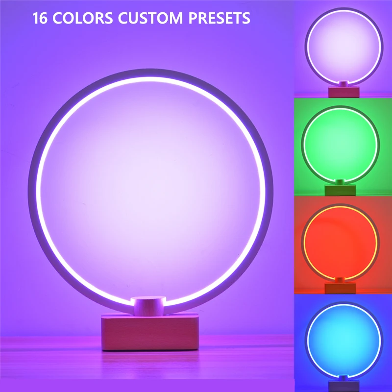 Creative Round RGB Colorful LED Table Lamp Remote Control USB Rechargeable Bedside Night Light
Creative Round RGB Colorful LED Table Lamp Remote Control USB Rechargeable Bedside Night Light
