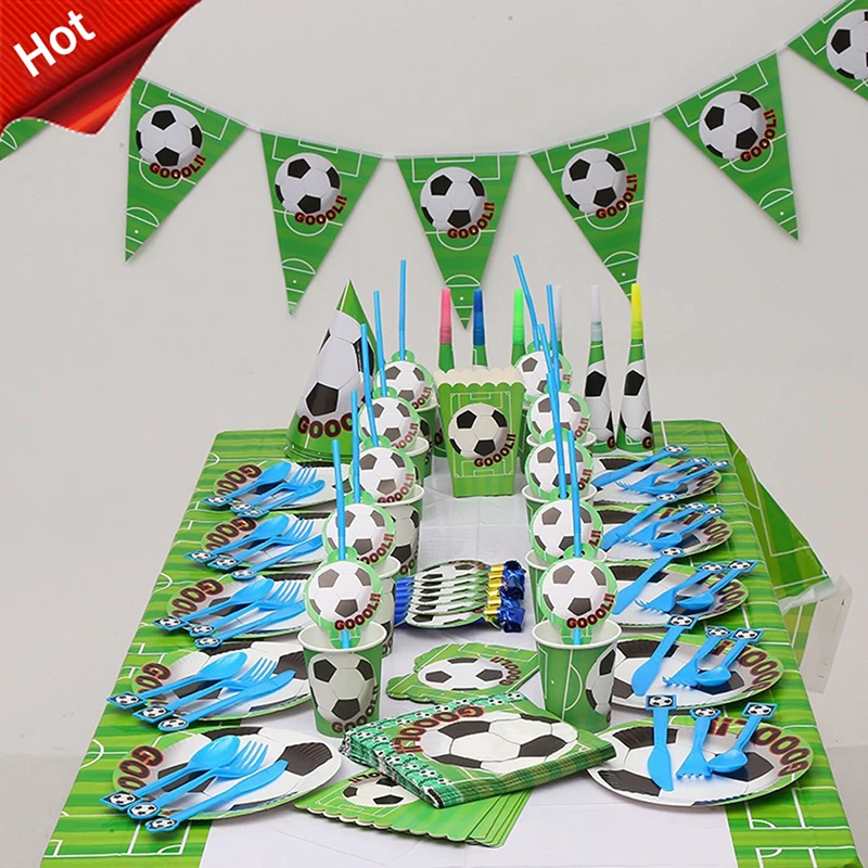 Football Theme Popcorn Box Disposable Tableware Set Snack Decoration Box Party Decorations for Kids Happy Birthday Supplies
Football Theme Popcorn Box Disposable Tableware Set Snack Decoration Box Party Decorations for Kids Happy Birthday Supplies