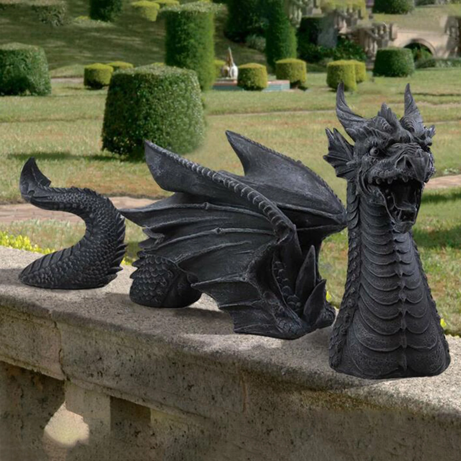Garden Dragon Statue Decoration Crafts Outdoor Backyard Sculptures Hand Painted And Polished Individually Resin Ornaments
Garden Dragon Statue Decoration Crafts Outdoor Backyard Sculptures Hand Painted And Polished Individually Resin Ornaments