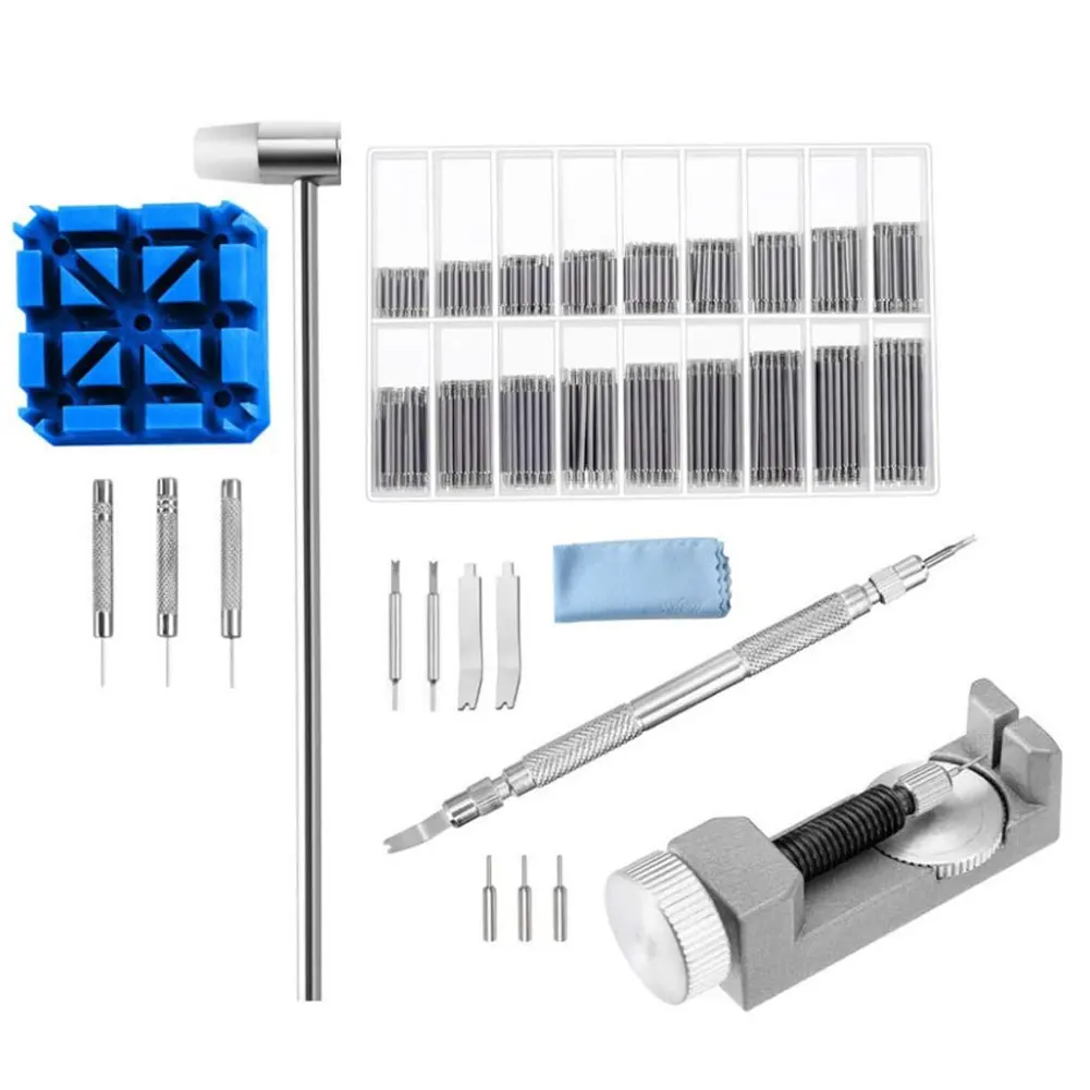 Watch Band Strap Link Pin Remover Repair Tool Kit for Watchmakers with Pack of 3 Extra Pins Replacement Remover Spring Bar Set
Watch Band Strap Link Pin Remover Repair Tool Kit for Watchmakers with Pack of 3 Extra Pins Replacement Remover Spring Bar Set
