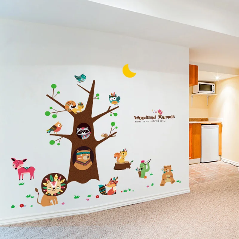 Animal Cartoon Wall Stickers for Children's Room Bedroom Living Room Decoration Waterproof Wallpapers PVC Poster Decals
Animal Cartoon Wall Stickers for Children's Room Bedroom Living Room Decoration Waterproof Wallpapers PVC Poster Decals