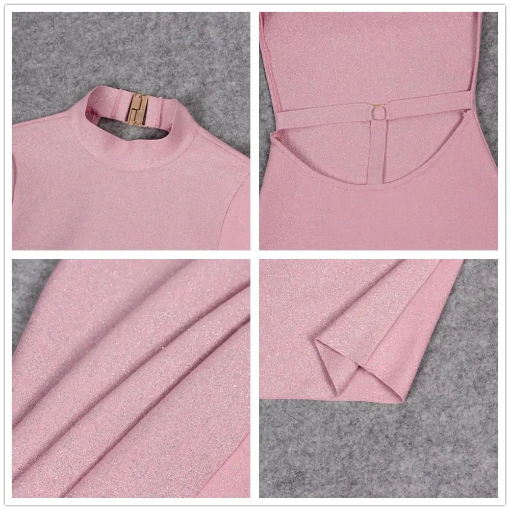 2021 New Bandage Dress ELegant Long Sleeve Sexy Backless Party Club CElebrity Bodycon Dresses Autumn Winter Clothes 
2021 New Bandage Dress ELegant Long Sleeve Sexy Backless Party Club CElebrity Bodycon Dresses Autumn Winter Clothes