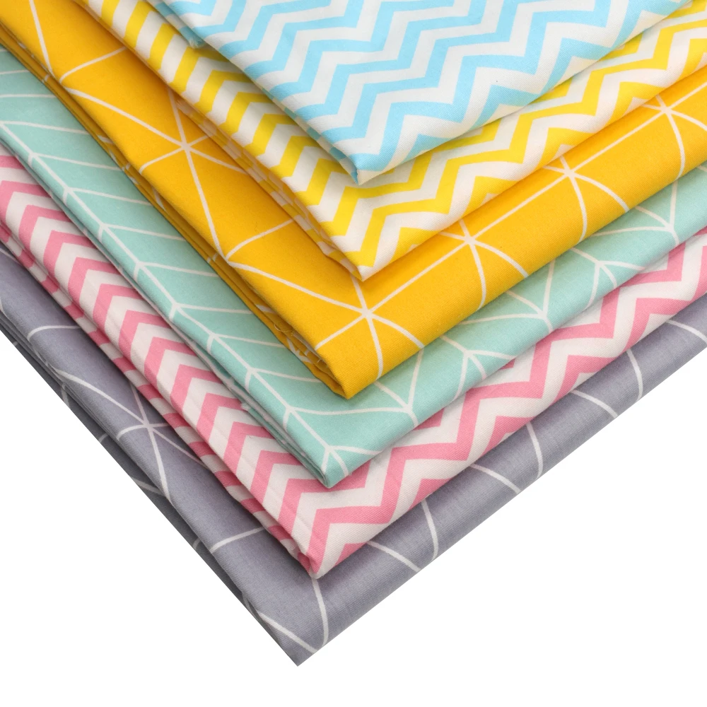 Cotton Fabric Children'S Wear Sewing Material Geometric Lines Ripple Designer Fabrics Diy Key Chain Crafts Dress Making 45*150cm
Cotton Fabric Children'S Wear Sewing Material Geometric Lines Ripple Designer Fabrics Diy Key Chain Crafts Dress Making 45*150cm