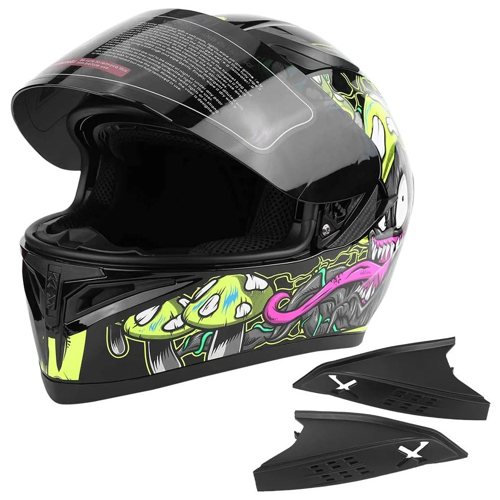 Universal Adult Full Face Motorcycle Bike Safety Half Helmet Double Lens Anti-fog
Universal Adult Full Face Motorcycle Bike Safety Half Helmet Double Lens Anti-fog
