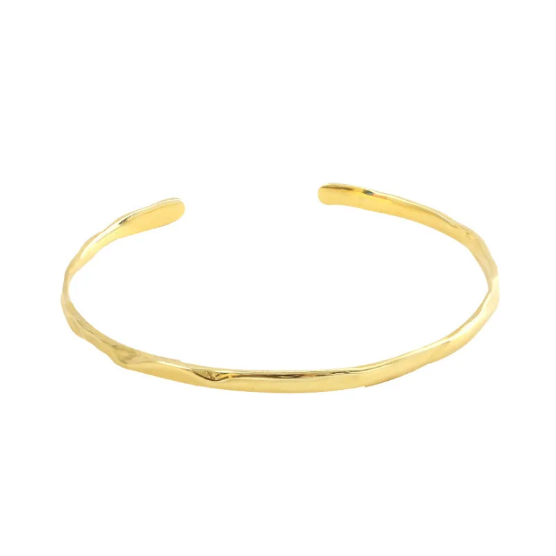 XIYANIKE 925 Sterling Silver Glossy Irregular Bangle Female Fashion All-match Temperament Opening Handmade Jewelry Couple Gift
XIYANIKE 925 Sterling Silver Glossy Irregular Bangle Female Fashion All-match Temperament Opening Handmade Jewelry Couple Gift