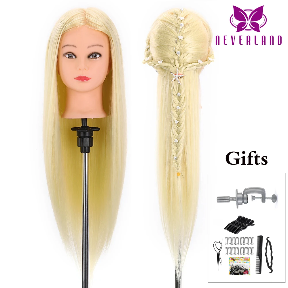 21" 54CM Mannequin Hair Professional Training Head With High Temperature Hair Practice Madeup Hairdressing Mannequin Dolls Style
21" 54CM Mannequin Hair Professional Training Head With High Temperature Hair Practice Madeup Hairdressing Mannequin Dolls Style
