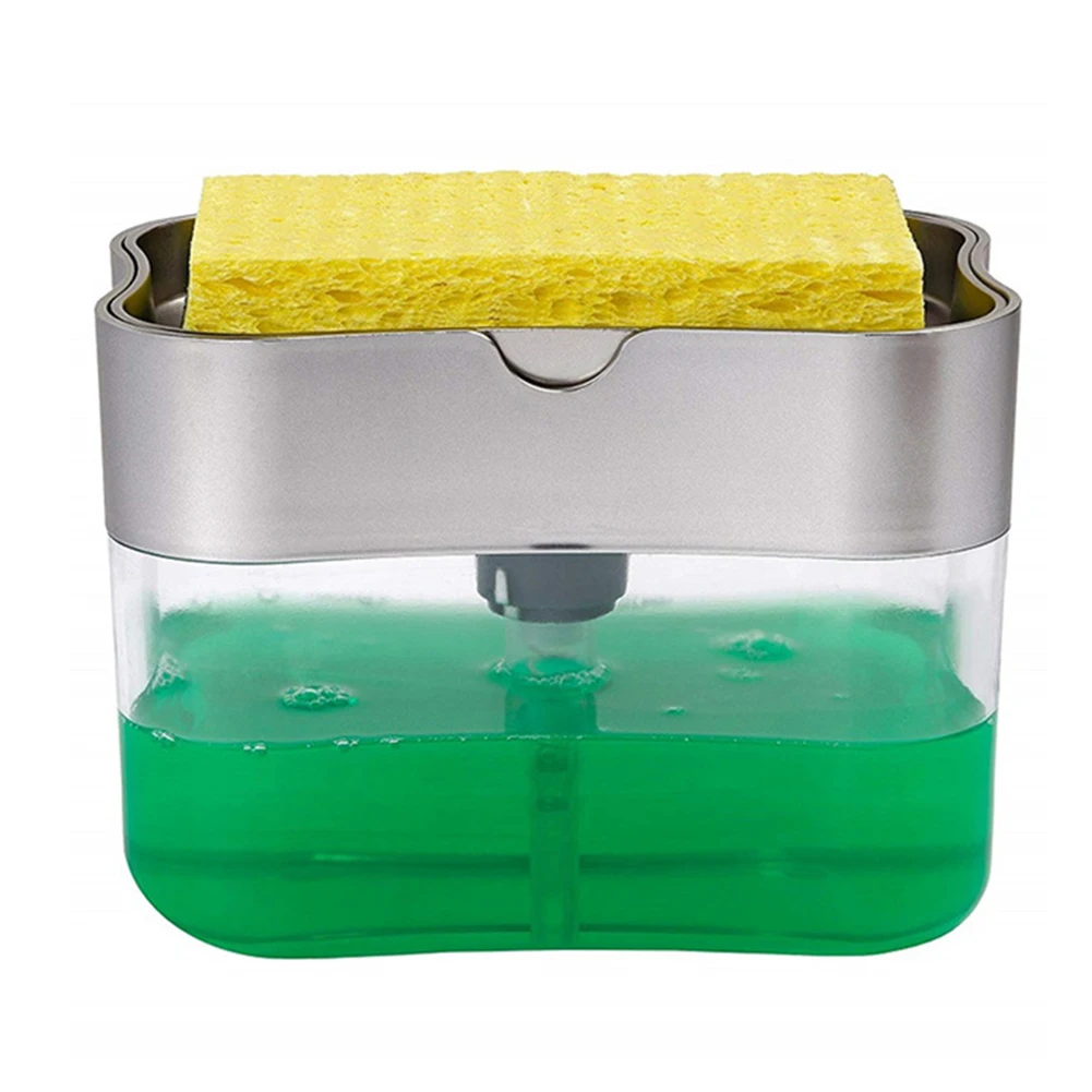 2 in 1 Automatic Soap Dispenser Hand Press Liquid Soap Pump for Kitchen Bathroom Soap Organizer Kitchen Cleaner Tools
2 in 1 Automatic Soap Dispenser Hand Press Liquid Soap Pump for Kitchen Bathroom Soap Organizer Kitchen Cleaner Tools