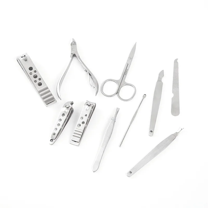 Stainless Steel Silver Nail Clippers Manicure Tool Portable Pedicure Sets With Button Lock For Man 10 Pieces
Stainless Steel Silver Nail Clippers Manicure Tool Portable Pedicure Sets With Button Lock For Man 10 Pieces