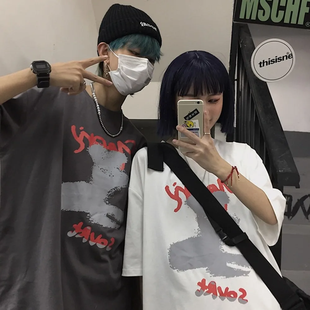Ybaby Summer 100% cotton Hong Kong men's and women's hip hop personality graffiti loose short sleeve T-shirt graphic t shirts
Ybaby Summer 100% cotton Hong Kong men's and women's hip hop personality graffiti loose short sleeve T-shirt graphic t shirts