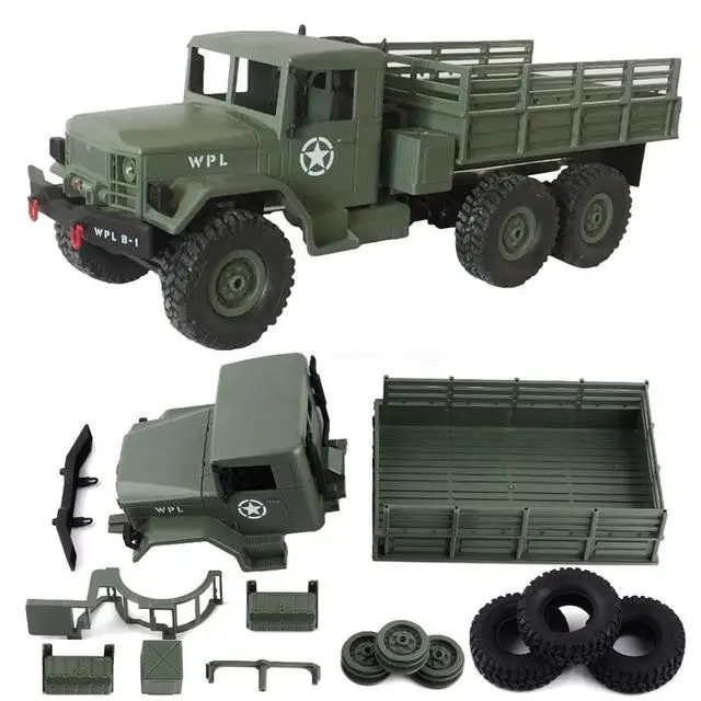 WPL B-16 2,4G военный грузовик с дистанционным управлением, 6 колес, внедорожный Радиоуправляемый автомобиль, модель с дистанционным управлением...
WPL B-16 2,4G военный грузовик с дистанционным управлением, 6 колес, внедорожный Радиоуправляемый автомобиль, модель с дистанционным управлением...