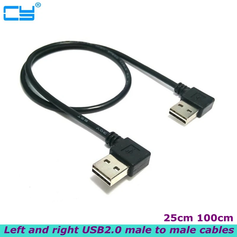 10 шт./лот 480 м USB 2,0 правый угловой 90 градусов штекер-левый Угловой Штекер кабель для передачи данных 1 м черный 25 см 100
10 шт./лот 480 м USB 2,0 правый угловой 90 градусов штекер-левый Угловой Штекер кабель для передачи данных 1 м черный 25 см 100