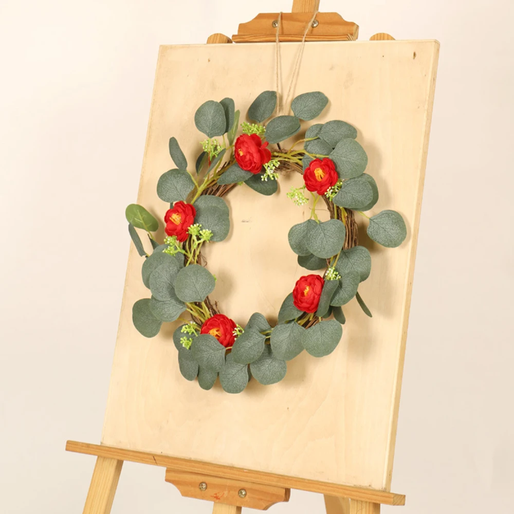 Christmas Wreath For Front Door 40x40x10cm 40*40*10cm PVC Natural Simulation Silk Cloth Garland Pink Rose Wall Decoration
Christmas Wreath For Front Door 40x40x10cm 40*40*10cm PVC Natural Simulation Silk Cloth Garland Pink Rose Wall Decoration