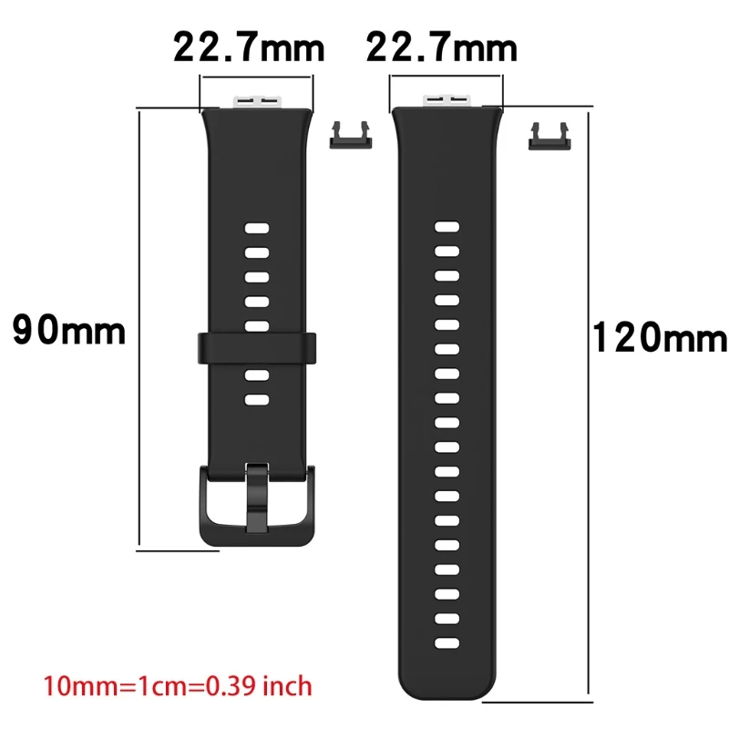 Metal Connector Replacement Silicone Sport Wrist Strap Watch Band for -HUAWEI Watch Fit 1.64" Vivid AMOLED Display
Metal Connector Replacement Silicone Sport Wrist Strap Watch Band for -HUAWEI Watch Fit 1.64" Vivid AMOLED Display
