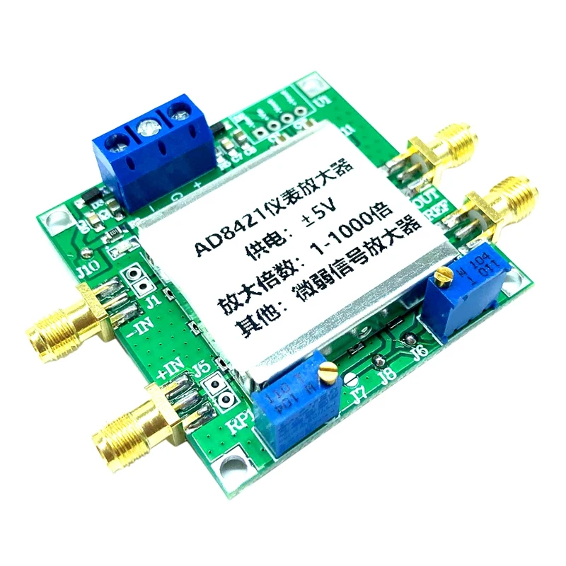 Amplifier Module,AD8421 Instrumentation Amplifier Microvolts Small Signal With Shielding Box
Amplifier Module,AD8421 Instrumentation Amplifier Microvolts Small Signal With Shielding Box