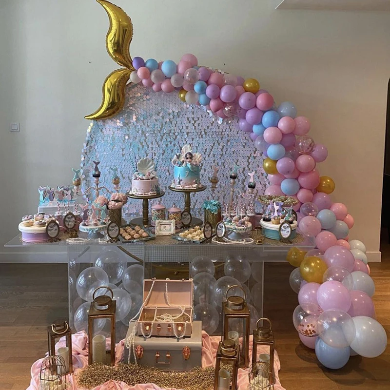 42Pcs/Set Mermaid Balloon Arch DIY Kids Baby Girl Birthday Party Balls Wedding Decorate Supplies Balloon Baby Photography Props
42Pcs/Set Mermaid Balloon Arch DIY Kids Baby Girl Birthday Party Balls Wedding Decorate Supplies Balloon Baby Photography Props