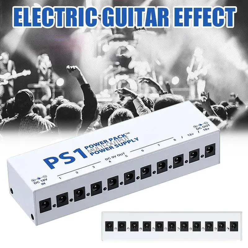 10 Isolated US Guitar Power Output Power Supply Guitar Effect Pedals Durable Music Band Show Tool Shunt Adapter
10 Isolated US Guitar Power Output Power Supply Guitar Effect Pedals Durable Music Band Show Tool Shunt Adapter