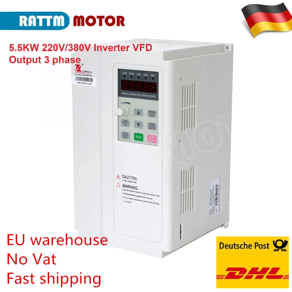 FULING brand frequent convert Inverter VFD 5.5kw 220V 380V 3HP Inverter 1000HZ Variable-frequency drive 13A
FULING brand frequent convert Inverter VFD 5.5kw 220V 380V 3HP Inverter 1000HZ Variable-frequency drive 13A