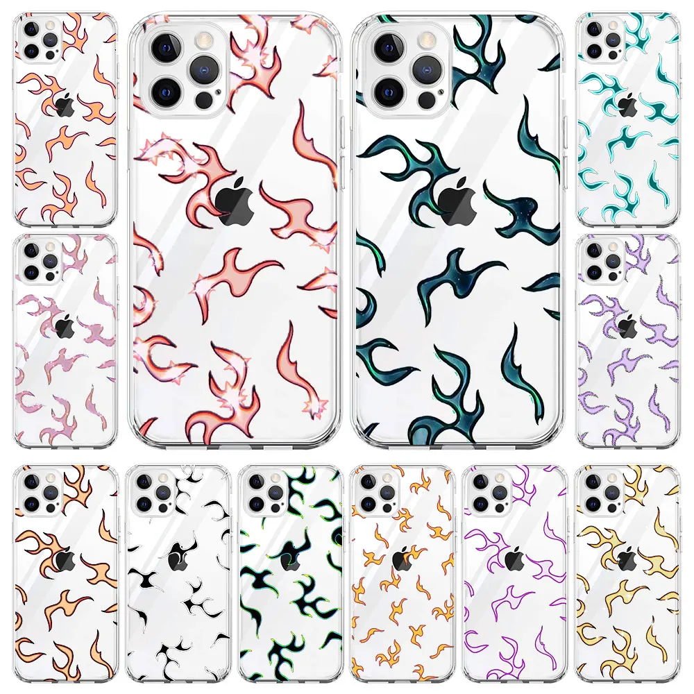 Fashion Flame Phone Case for iPhone 13 12 11 Pro Max 8 7 Plus SE 2020 X XR XS Max Luxury Shell Soft TPU Transparent Cover Coque
Fashion Flame Phone Case for iPhone 13 12 11 Pro Max 8 7 Plus SE 2020 X XR XS Max Luxury Shell Soft TPU Transparent Cover Coque