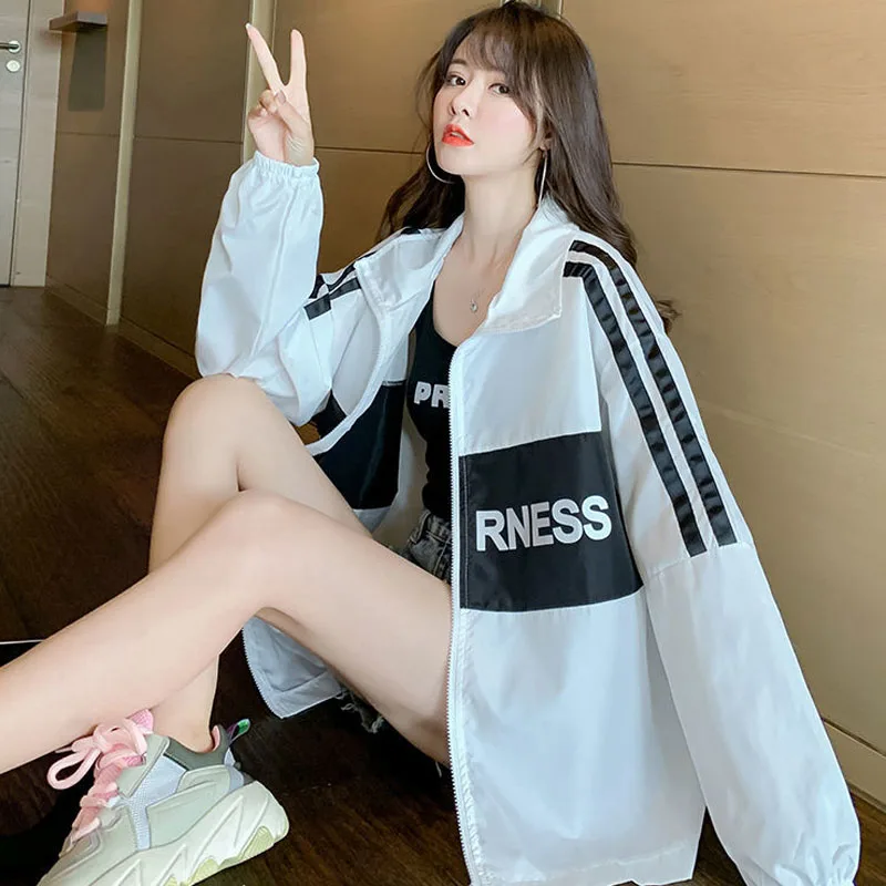 Summer Sun Protection Clothing Women's 2021 New Super Hot Tide Wild Loose Sun Protection Clothing Western Style Long-Sleeved Thi
Summer Sun Protection Clothing Women's 2021 New Super Hot Tide Wild Loose Sun Protection Clothing Western Style Long-Sleeved Thi