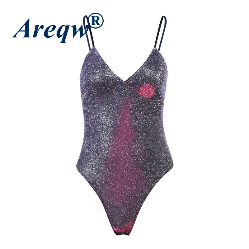 2021 Two-color Glitter Show Chest Strap One-piece Fashion V-neck Temperament One-piece High-waist One-piece
2021 Two-color Glitter Show Chest Strap One-piece Fashion V-neck Temperament One-piece High-waist One-piece