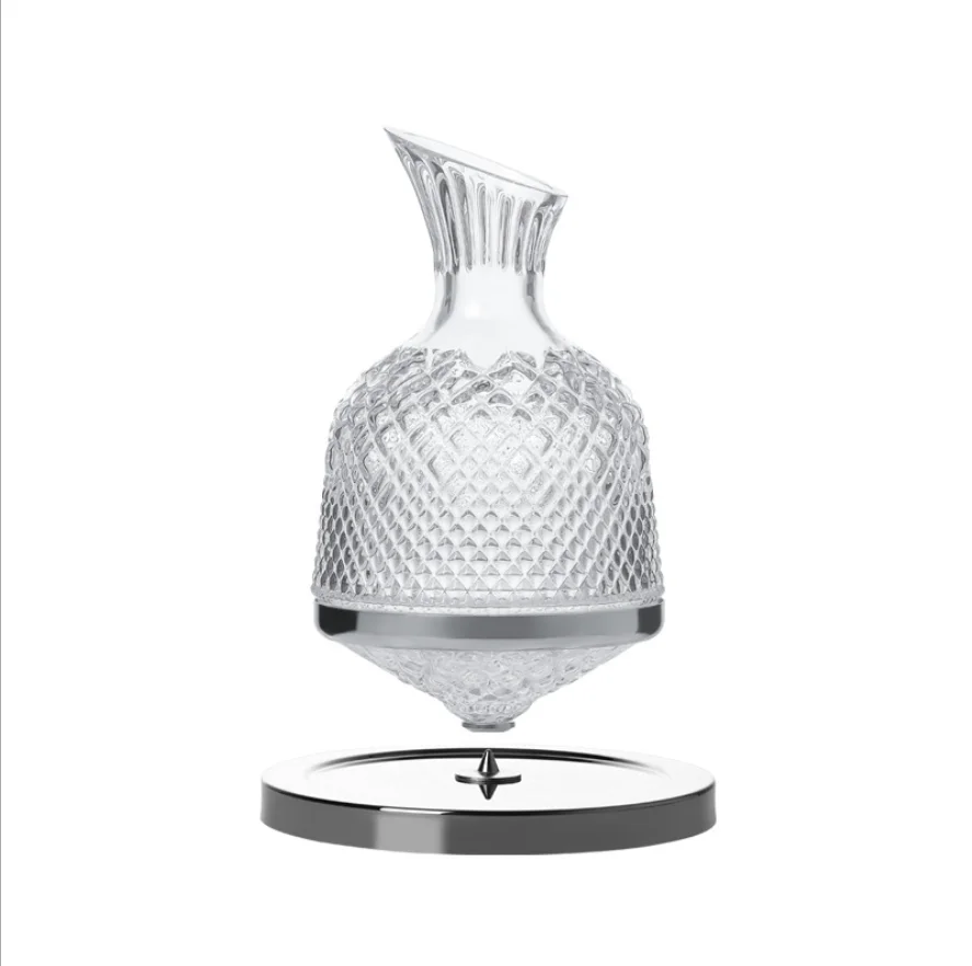 Household crystal glass decanter personality creative gyro tumbler rotating red wine decanter set
Household crystal glass decanter personality creative gyro tumbler rotating red wine decanter set