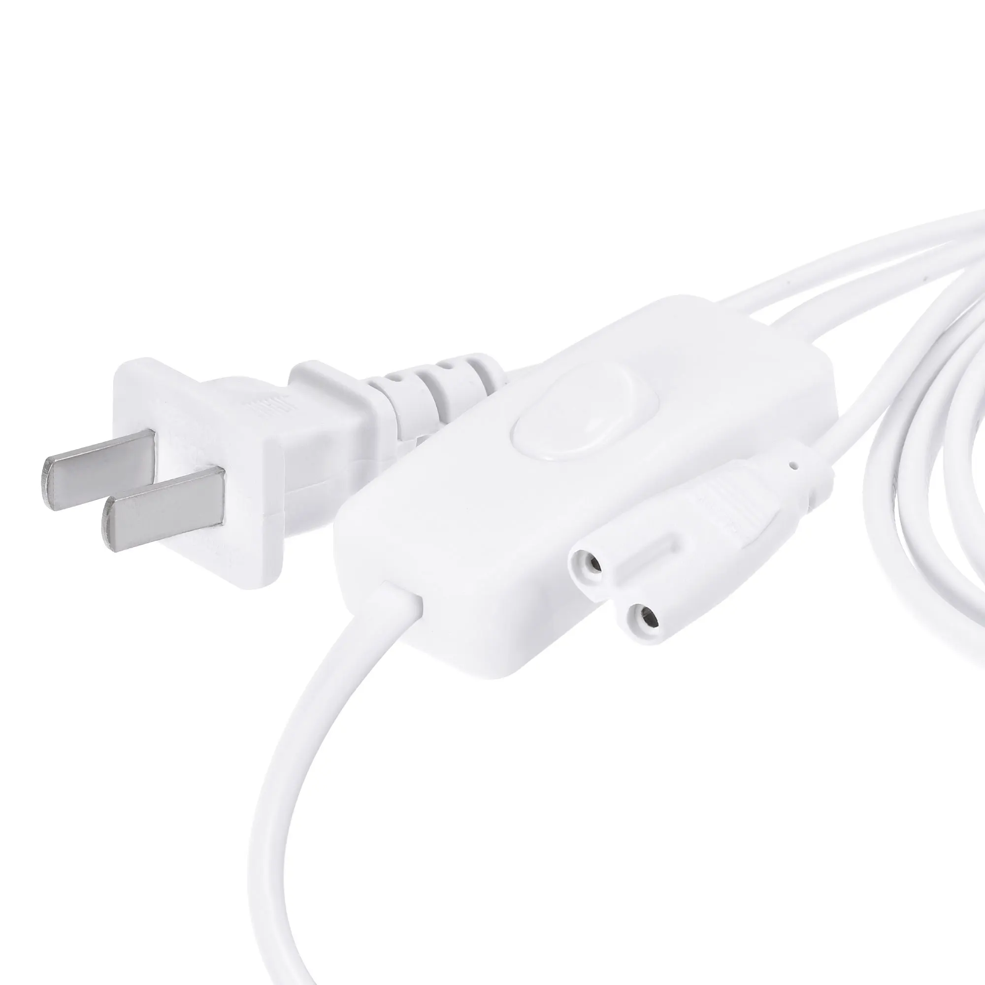 Uxcell T5 T8 LED Tube Power Extension Cable with Switch 2 Pin 3 Meter Length White
Uxcell T5 T8 LED Tube Power Extension Cable with Switch 2 Pin 3 Meter Length White