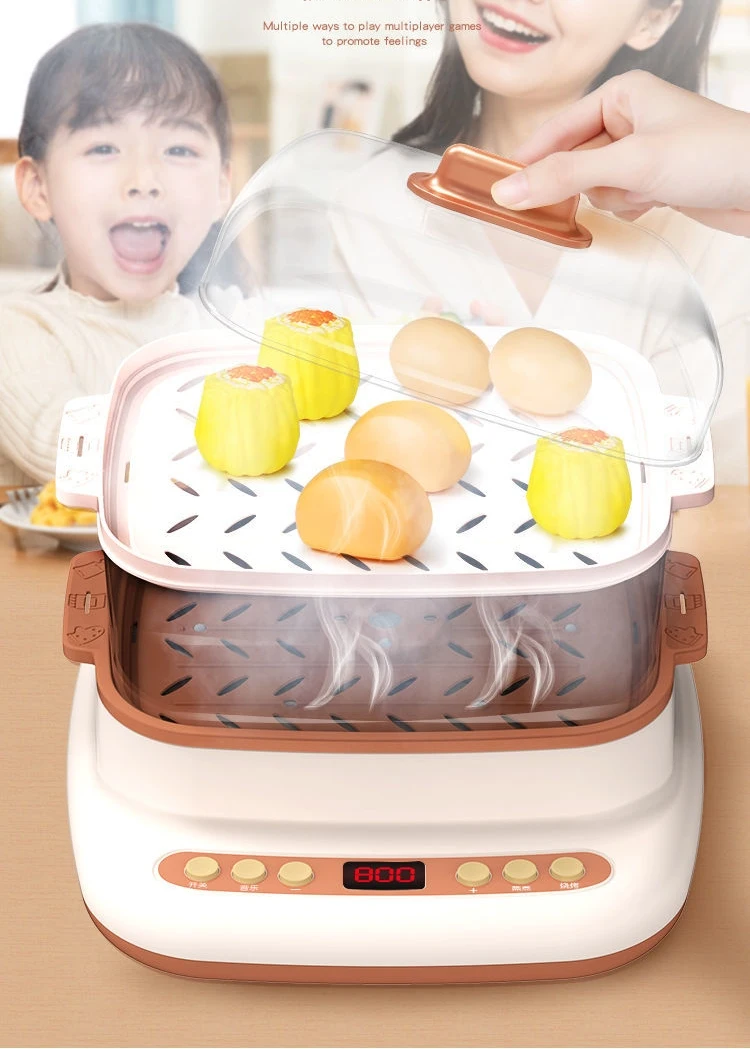 Children play family kitchen toy boys and girls simulation steam pot cooking barbecue set 3-6 years old 4 birthday gift
Children play family kitchen toy boys and girls simulation steam pot cooking barbecue set 3-6 years old 4 birthday gift