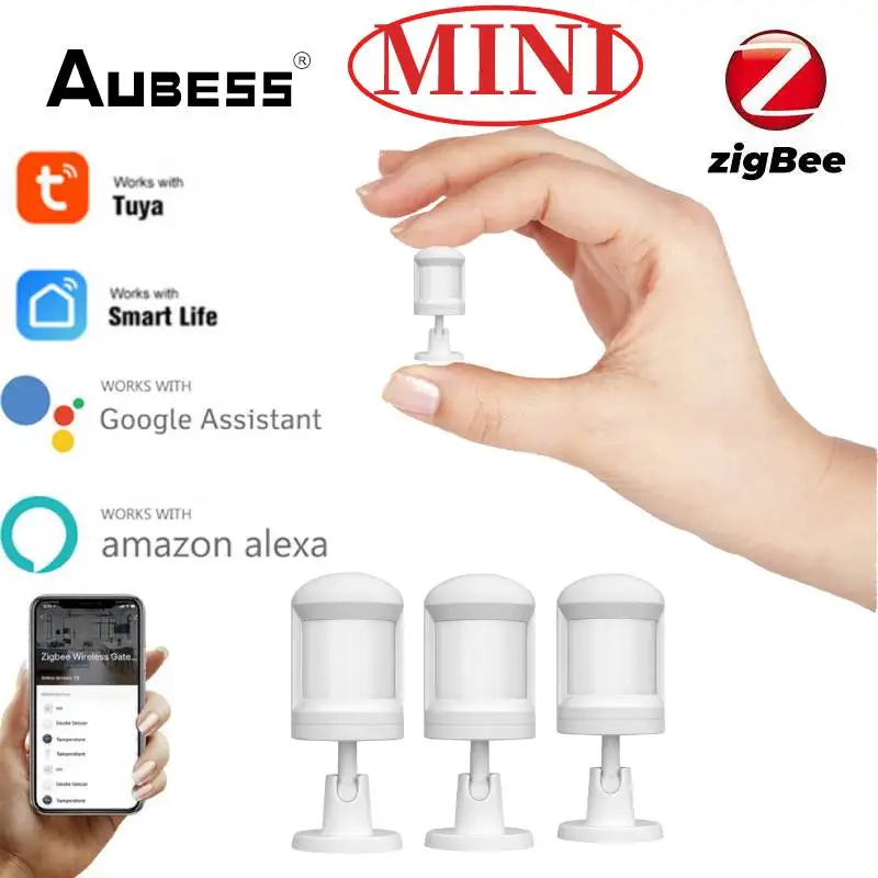 Датчик движения AUBESS Mini Zigbee, сенсор для обнаружения присутствия, с подставкой для ног, ZigBee Gateway, Google Assistant, Alexa, Smart Home
Датчик движения AUBESS Mini Zigbee, сенсор для обнаружения присутствия, с подставкой для ног, ZigBee Gateway, Google Assistant, Alexa, Smart Home
